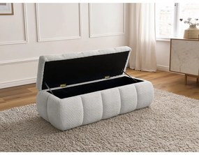 Világosszürke buklé pad – Bobochic Paris