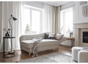 Bézs kordbársony heverő (jobb oldali) Chic Charlotte – Miuform