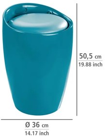 WENKO 20625100 - Ülőke CANDY 36x50,5 cm türkiz/fekete