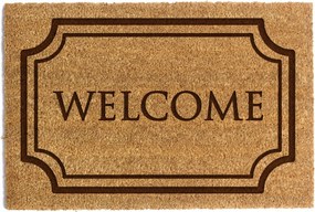 Lábtörlő Ajtó ALÁ60 x 90cm "Welcome" Kókusz