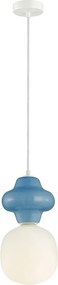 Italux modern függeszték latera fehér matt fehér kék opál itxpnd-94331-1l-blu