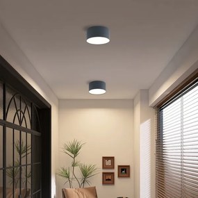Brilagi - LED fürdőszobai mennyezeti lámpa FORIS LED/14W/230V átm. 12 cm antracit IP44