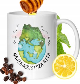 Bögre Rita Barátnő Feleség Barátnő Ajándék Nyomtatott Fehér 330ml