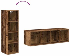 Függő szekrény Riga Öreg fa 30 x 29,5 x 100 cm Faanyag