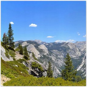 Poszterek 100x100 Hegyi tájkép Panoráma