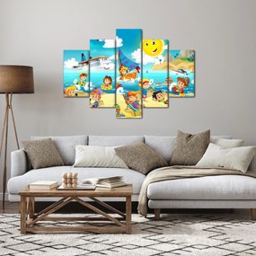 Kép - Egy nap a tengerparton (150x105 cm)