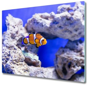Üveg vágódeszka Nemo zátony 60x52 cm