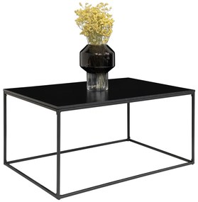 Vita dohányzóasztal fekete, fekete kerettel 60x90x45 cm