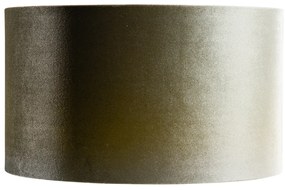 Bársony lámpabúra zöld színű, arany belsejű 35/35/20