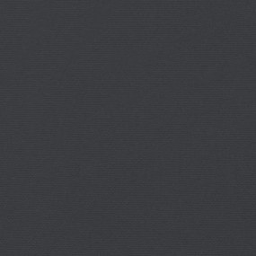 2 db fekete oxford szövet kerti padpárna 200 x 50 x 7 cm