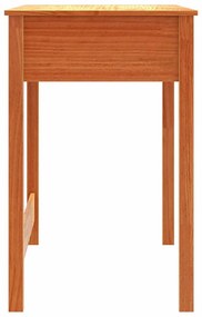 vidaXL Asztal fiókkal Max Barna 100 x 50 x 78 cm Tömör fenyőfa