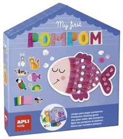 Kreatív készségfejlesztő készlet, APLI Kids My first Pompom, állatok (LCA18505)