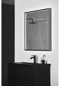 Matt fekete kerámia mosdókagyló 84x46 cm Silk Black – Ideal Standard