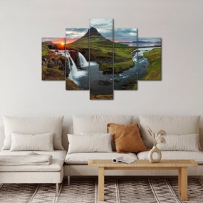 Kép - Kirkjufell naplementében (150x105 cm)