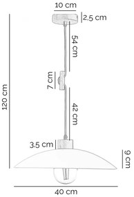 ONLI - Csillár zsinóron OHANA 1xE27/22W/230V tölgy