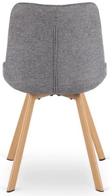 KATHY Kárpitozott Étkezőszék Szürke Színben