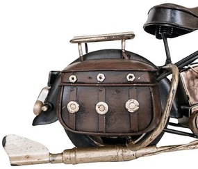 Motor modell - Vintage dekoráció - Fekete - 27 cm