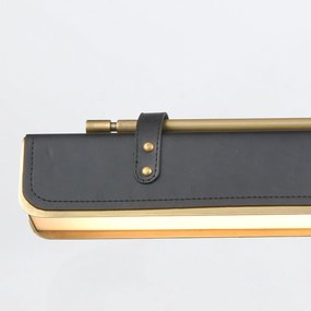 Quintiesse vintage mennyezeti lámpa valise fekete sárgaréz elsqnvaliselp80vbstl