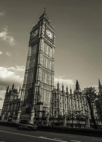 Poszter 39,5x55cm Híres Big ben Westminsterben, Assaf Frank