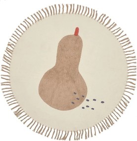 Elefántcsont színű pamut gyerek szőnyeg ø120 cm Tamya – Kave Home