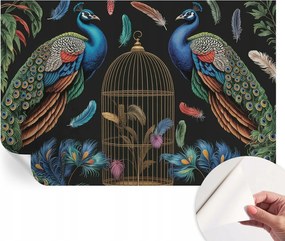 Dekoratív Öntapadós Tapéta Divatos Minták Egzotikus Páva 104x70 cm