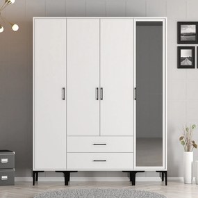 Ruhásszekrény Kiara STR (fehér). Akció -21%. 1088460