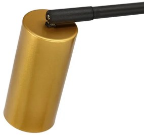 Fali lámpa TINA 1xGU10/15W/230V fekete/arany