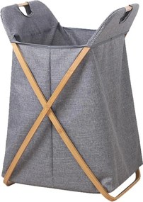 Weddle szürke szövet szennyestartó kosár