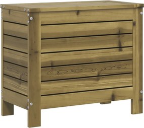 vidaXL impregnált fenyőfa kerti lábtartó 62 x 31,5 x 52 cm