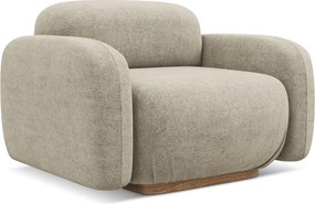 Bézs buklé kanapé modul Ailani – Makamii