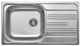 Deante Deante ZEX_0113 - Mosogató XYLO 43,5x78 cm szatén DN0027