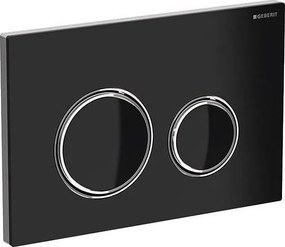 Geberit 115.884.SJ.1 - Sigma50 nyomólap 24,6x16,4 cm fekete/fényes króm