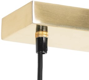 Modern lógólámpa sárgaréz 5-lámpás - Jeana