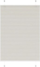 vidaXL pliszírozott redőny világosszürke 85x100 cm szövetszélesség
