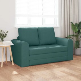 Floor Kanapé Ágy 2 az 1-ben Sötét Zöld 148x71x83 cm Szövet