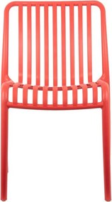 Világospiros műanyag étkezőszék Glee – Leitmotiv