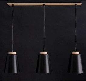 Emibig modern skandináv függeszték bolero fekete emi442/3