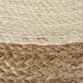 Natúr színű juta gyerek szőnyeg 100x100 cm Bertie Bear – Flair Rugs
