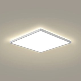 Brilagi - ULTRA SLIM LED/24W/230V fürdőszobai mennyezeti lámpa 42x42 cm ezüst IP54