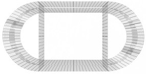 horganyzott vas gabion magaságyás 200x100x100 cm