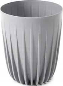 Virágtartó Mira 19 világos szürke műanyag Lamela 19 cm x 19 x 22,6 cm