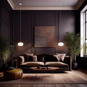 LED Csillár zsinóron VASO LED/4W/230V átm. 18 cm fehér