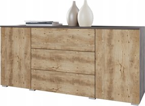 kétajtós komód Paris 150 cm fiókos polc