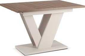 Modern bővíthető étkezőasztal CLARK 120–160 cm dió kasmír