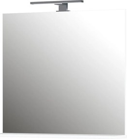 Fali tükör világítással-polccal 76x75 cm – Germania