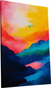 Vászonkép Színes Absztrakt Világos otthon nappali 50x70