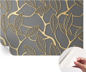 Öntapadós Fali Fotótapéta Hálószobába Elegáns levelek 104x70 cm