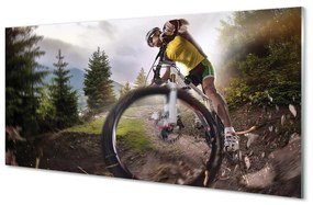 Akrilkép Cloud mountain bike 100x50 cm 2 fogas