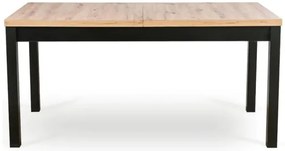 Étkezőgarnitúra 4 db. Sötétkék Rio székkel. Bővíthető asztal HUGO 160-230 cm