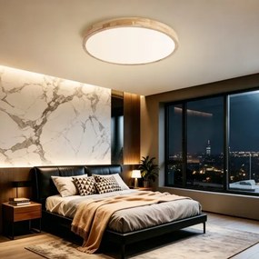 Brilagi - LED dimmelhető lámpatest WOODLINE LED/72W/230V 3000-6000K tölgy átm. 60 cm +távirányító
